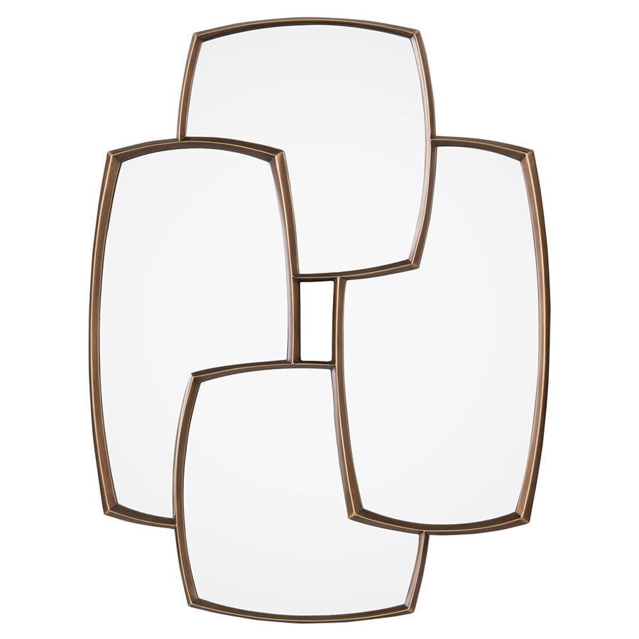 900x900 Padua Mirror In Mayan Bronze