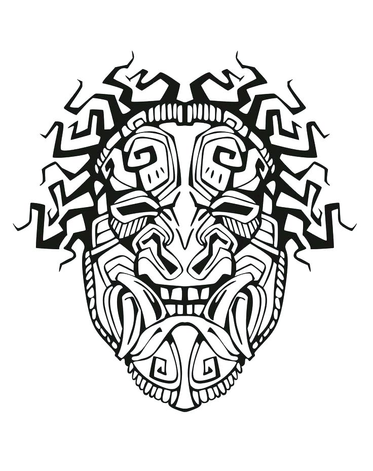 Mayan Warrior Drawing | Free download on ClipArtMag