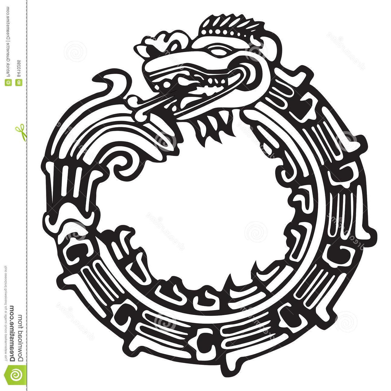 1299x1300 Aztec Art Dog Drawing Calendar Of Planes Patterns Warrior Black