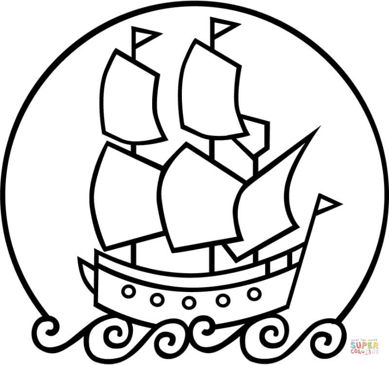 800x751 Mayflower Drawing Simple For Free Download
