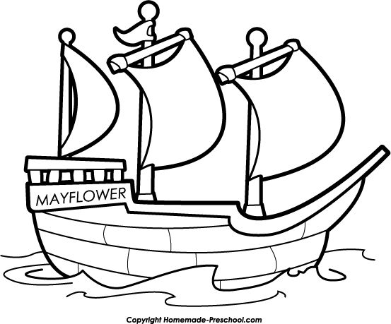 553x459 Free Clipart Mayflower Ship
