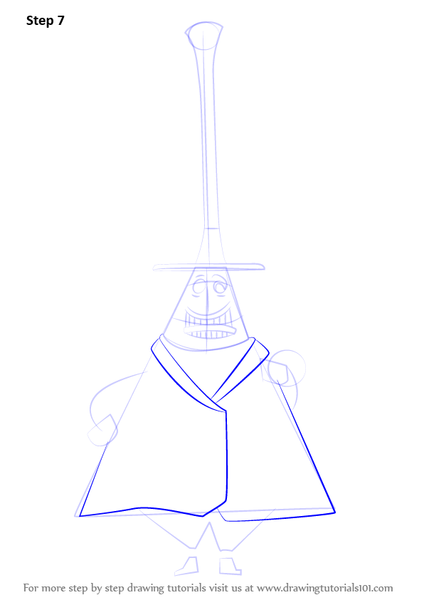 596x843 Learn How To Draw Mayor Of Halloween Town From The Nightmare
