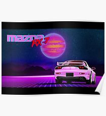210x230 Mazda Drawing Posters Redbubble