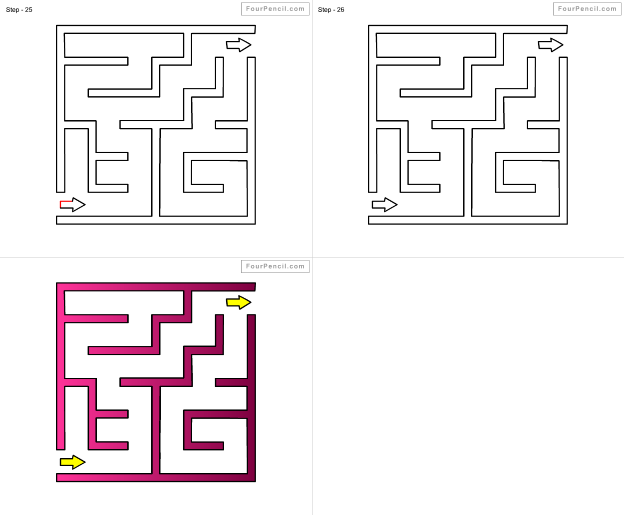 1250x1032 How To Draw Maze For Kids Step