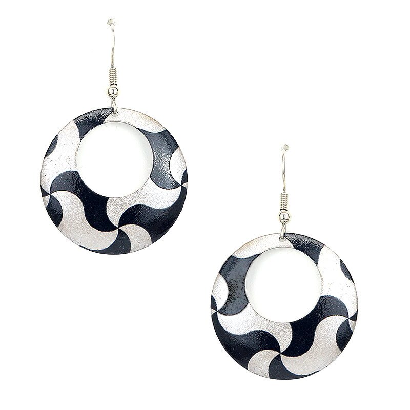 800x800 M C Escher Tessellation Earrings