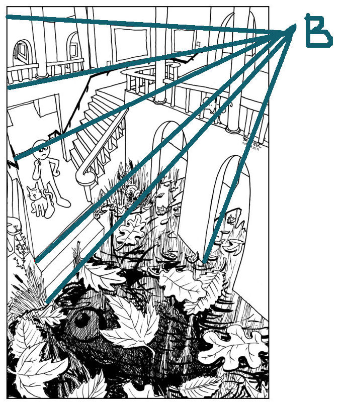 684x816 Museum Courtyard Above Below