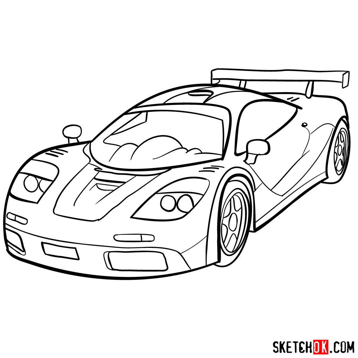 1200x1200 How To Draw Mclaren