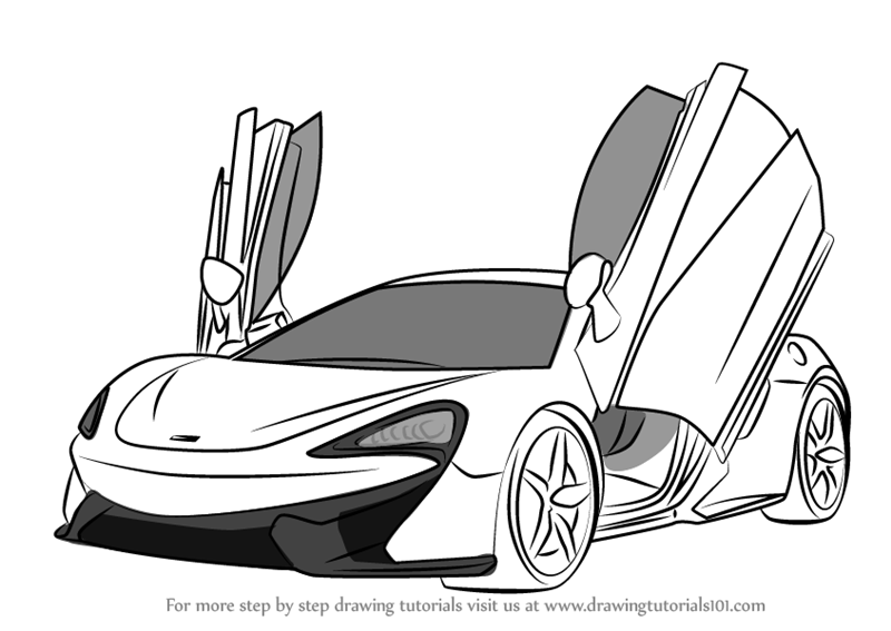 800x567 Learn How To Draw Mclaren