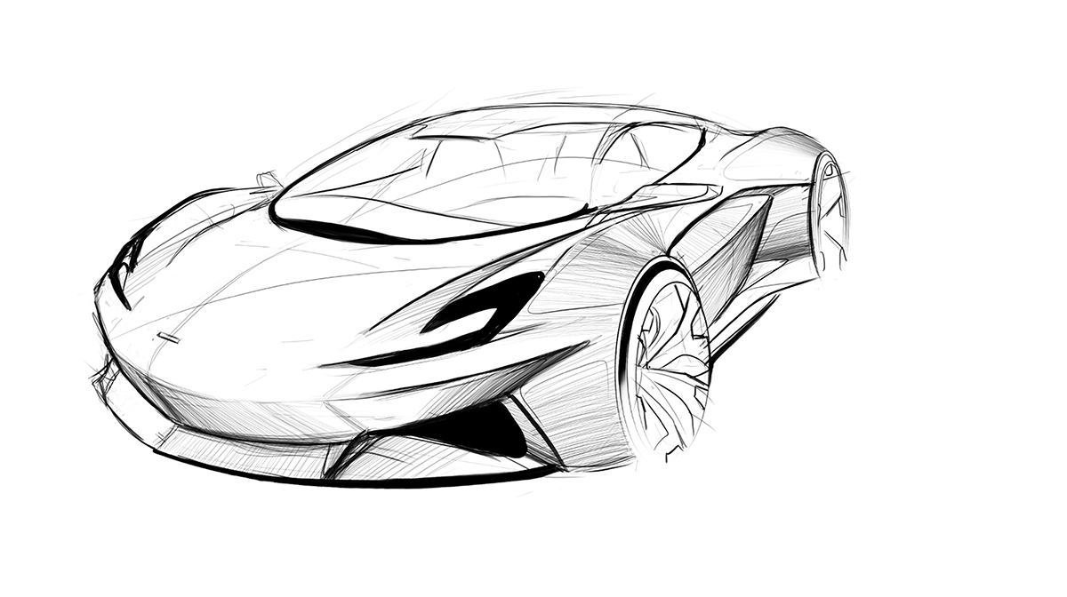1200x672 Mclaren Super Sport Series Free Sketch On Behance