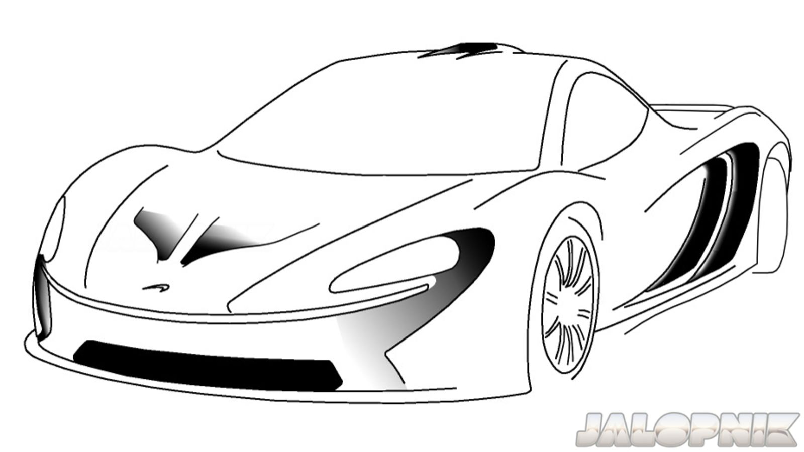 1600x900 This Sketch Is Pretty Much What The Mclaren Will Look Like