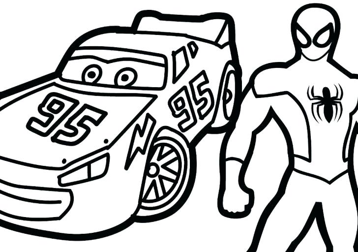 728x512 Free Lightning Mcqueen Coloring Pages Online Color Print Colouring