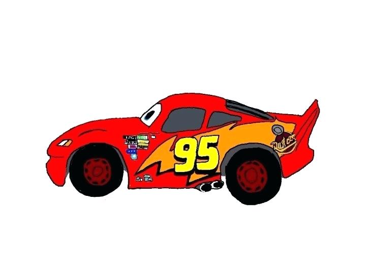 720x540 lightning mcqueen side profile lightning side view drawing