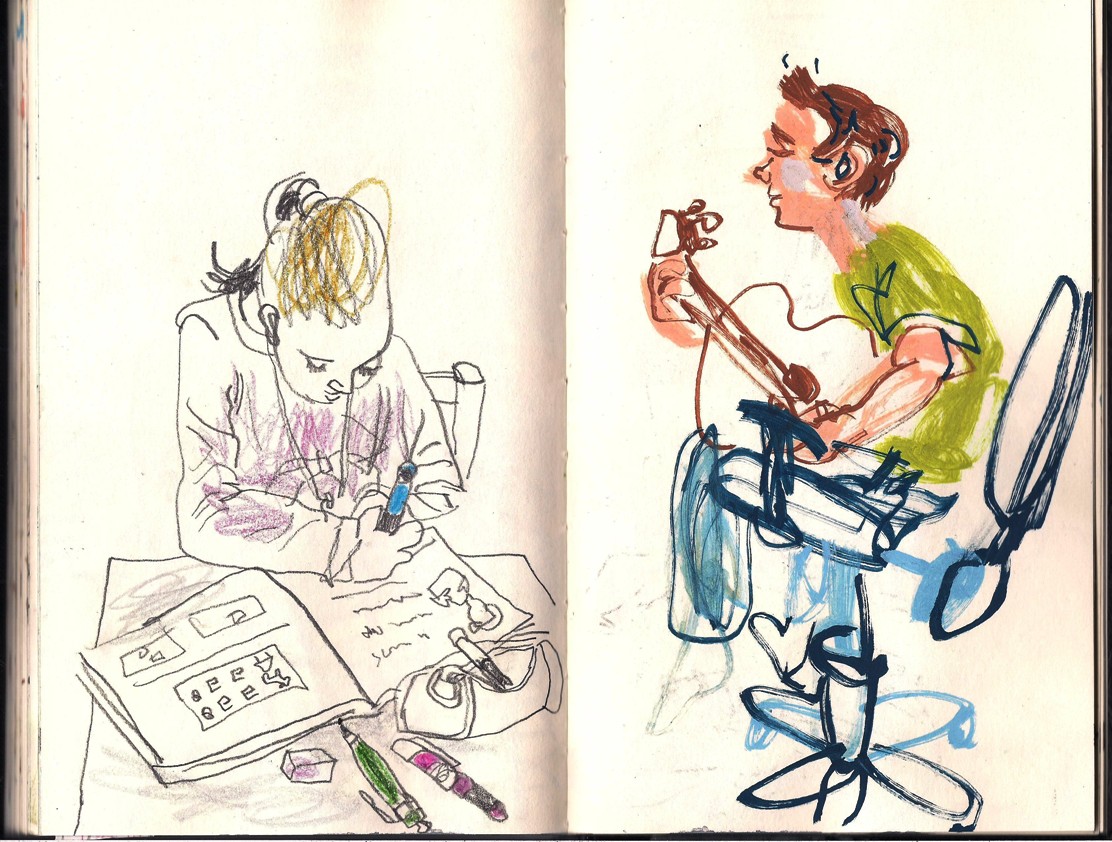 1112x842 Ultramarin Sketching My Family