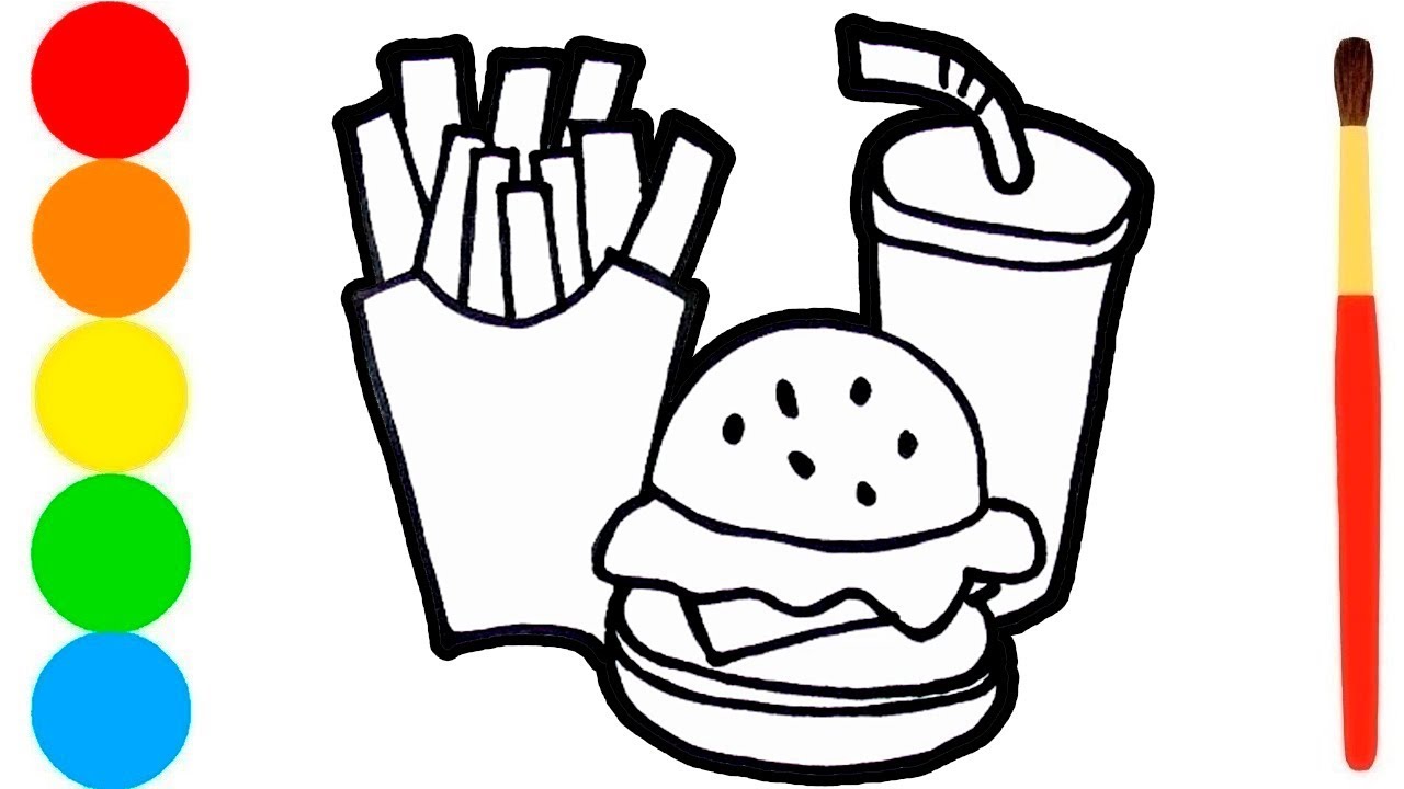 1280x720 Coloring And Drawing Happy Meal For Kids Toy Art Show