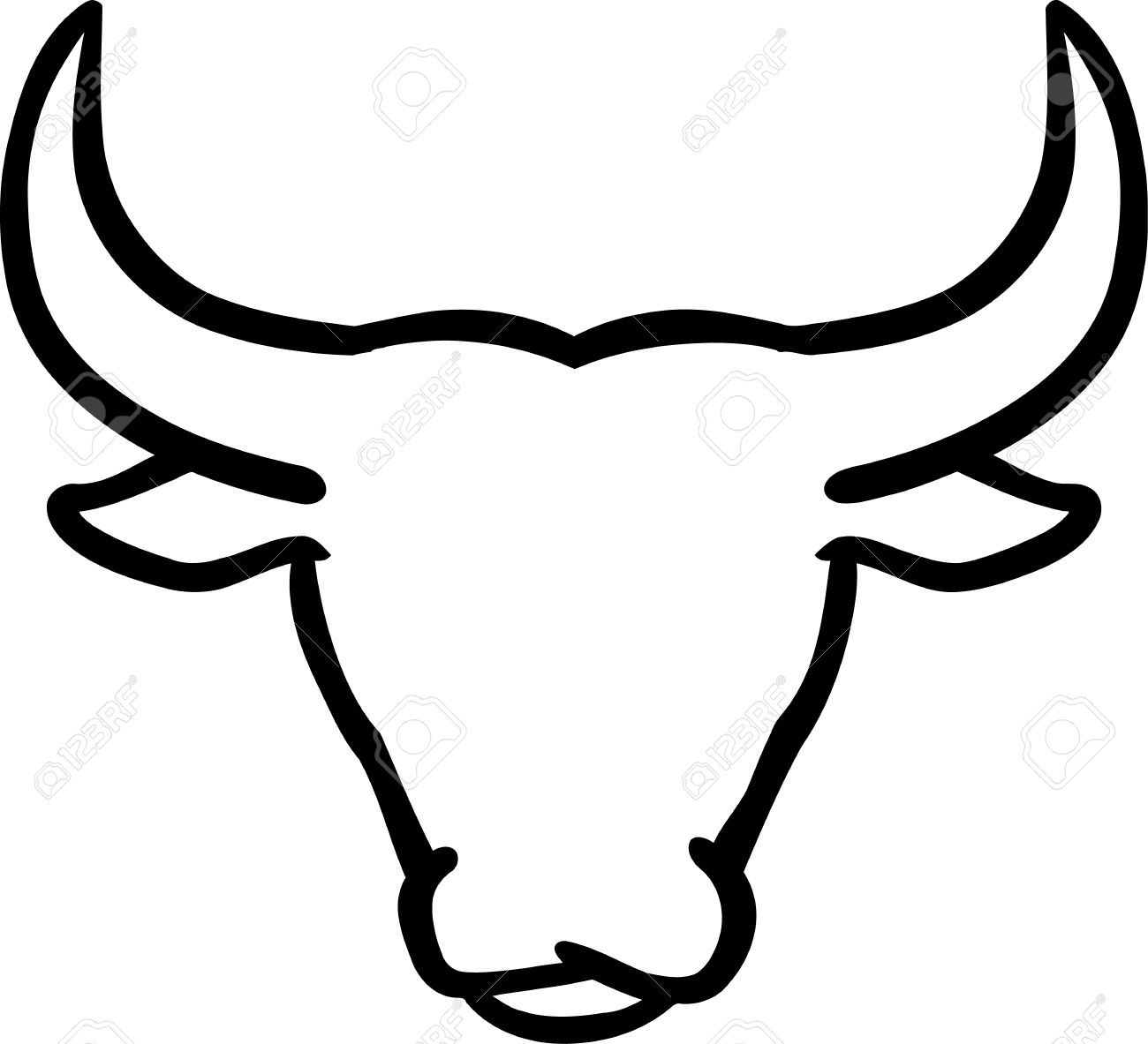 1300x1183 Stock Vector My Wishlist Bull Tattoos, Bull Logo, Tattoo Outline