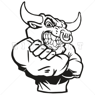 361x361 Bull Clipart Black And White