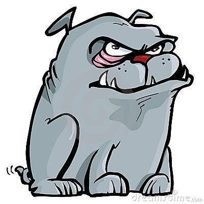 400x400 Mean Dog Cartoon Free Download Clip Art
