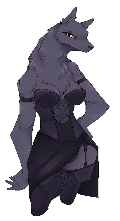 411x753 Cha Cha Real Smooth Jamdrawers Mean Wolf Gal For Lilith's Throne