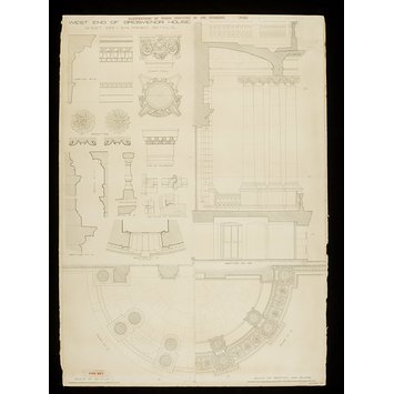 355x355 Measured Elevation Of The West Side Of Grosvenor House Carrodus