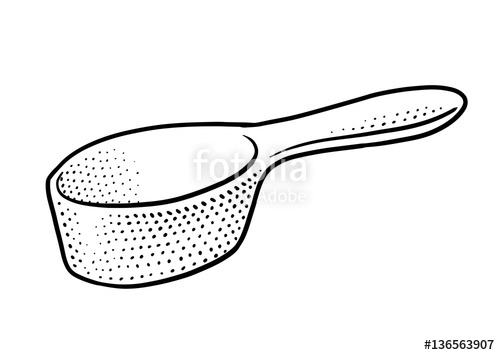 500x355 Measuring Cup Illustration, Drawing, Engraving, Line Art Stock