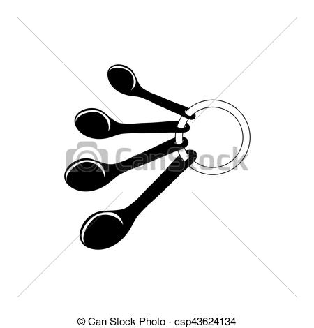 450x470 Isolated Measuring Spoons Icon Vector Illustration Graphic Design