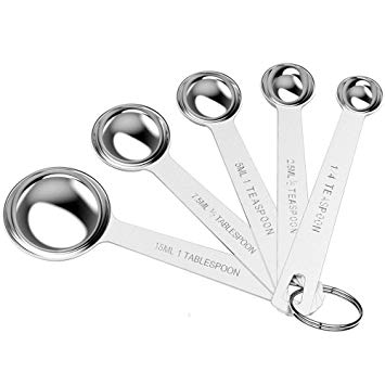 355x355 Evoio Stainless Steel Measuring Spoons Set