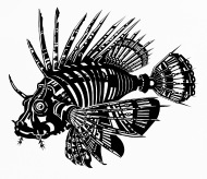190x164 mech fire fish black iphone case spreadshirt