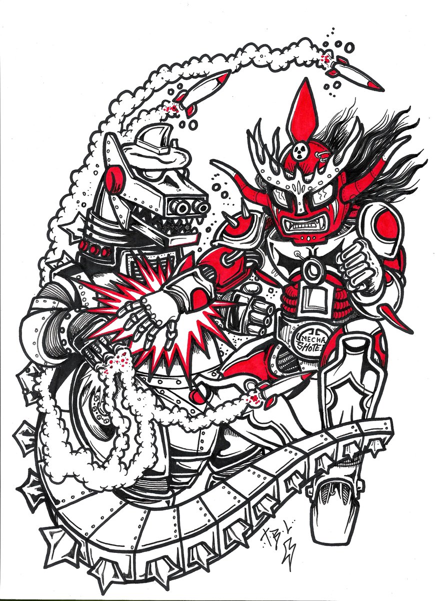 870x1200 mecha shotei! on twitter our mecha liger shirt is now up for pre