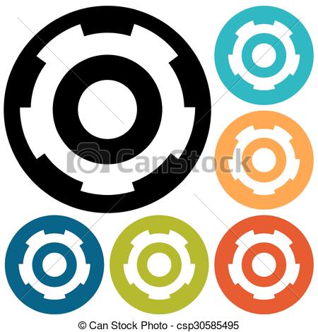 450x470 Gears Isolated Object Technical, Mechanical Illustration