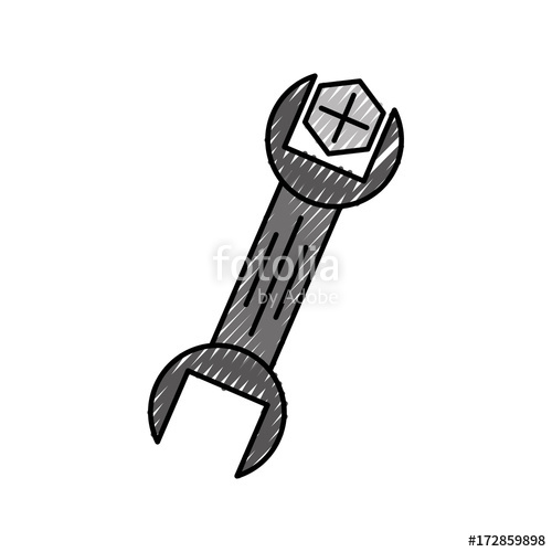 500x500 Wrench And Screw Tools Repair Support Mechanical Icon Vector