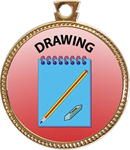 425x492 Drawing Award, Inch Dia Gold Medal Special