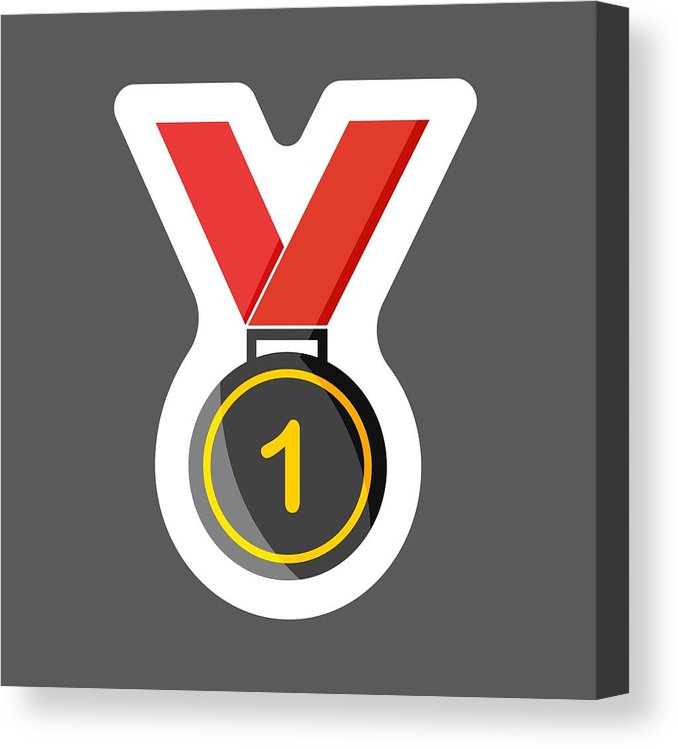 678x749 vector icon colored sticker medal medal of honor, congratulations