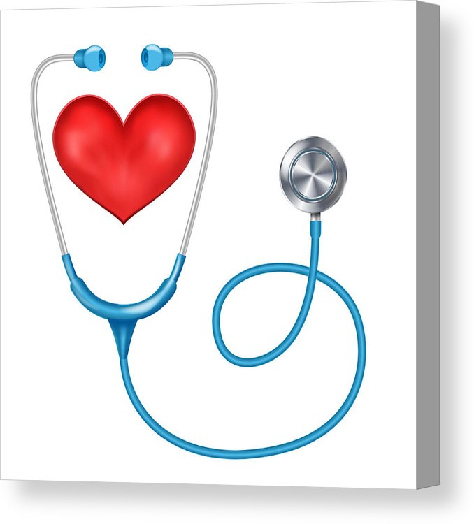 678x750 Stethoscope Isolated Vector Medical Equipment Red Heart Health