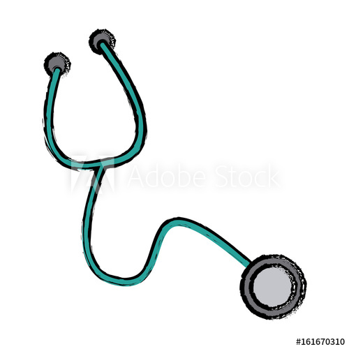 500x500 Stethoscope Medical Equipment Pulse Cardiology Icon Vector