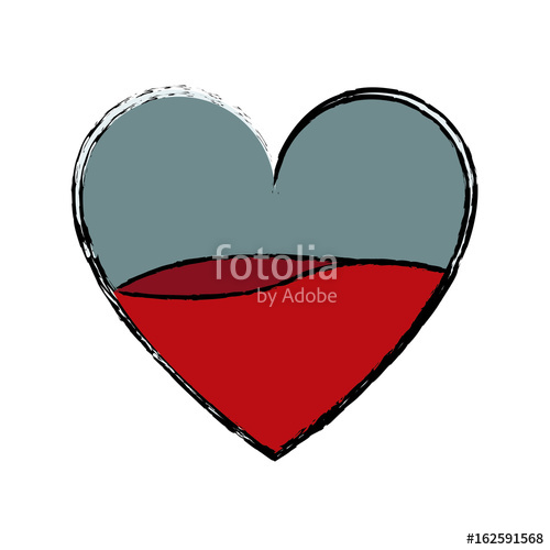 500x500 Drawing Heart Blood Donation Healthy Medical Concept Vector