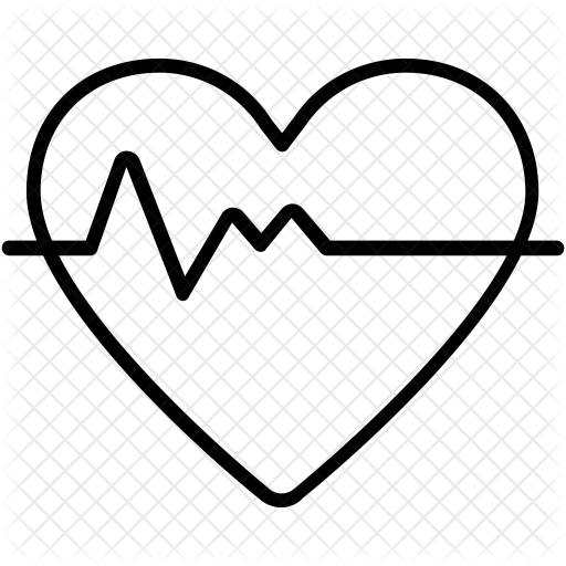 512x512 Collection Of Free Heartbeat Drawing Medical Download On Ui Ex