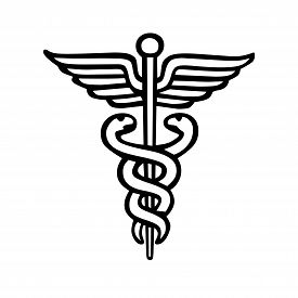 275x275 Caduceus Medical Symbol Illustration With A White Image