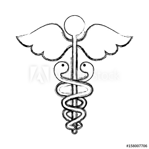 500x500 Sketch Draw Medical Symbol Vector Graphic Design
