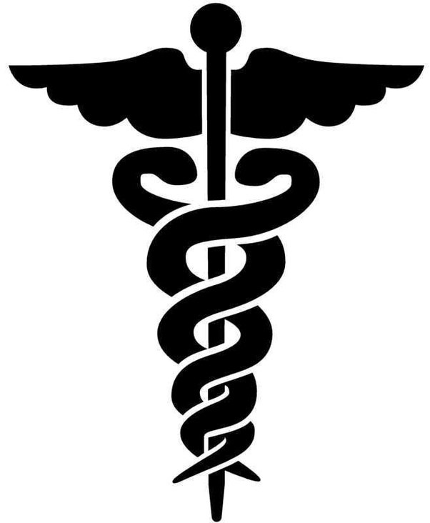 602x732 Caduceus Drawing Medical Raf For Free Download