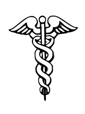 300x400 Medical Symbol, Doctor, Nurse Die Cuts, Caduceus, Dr Ch Any