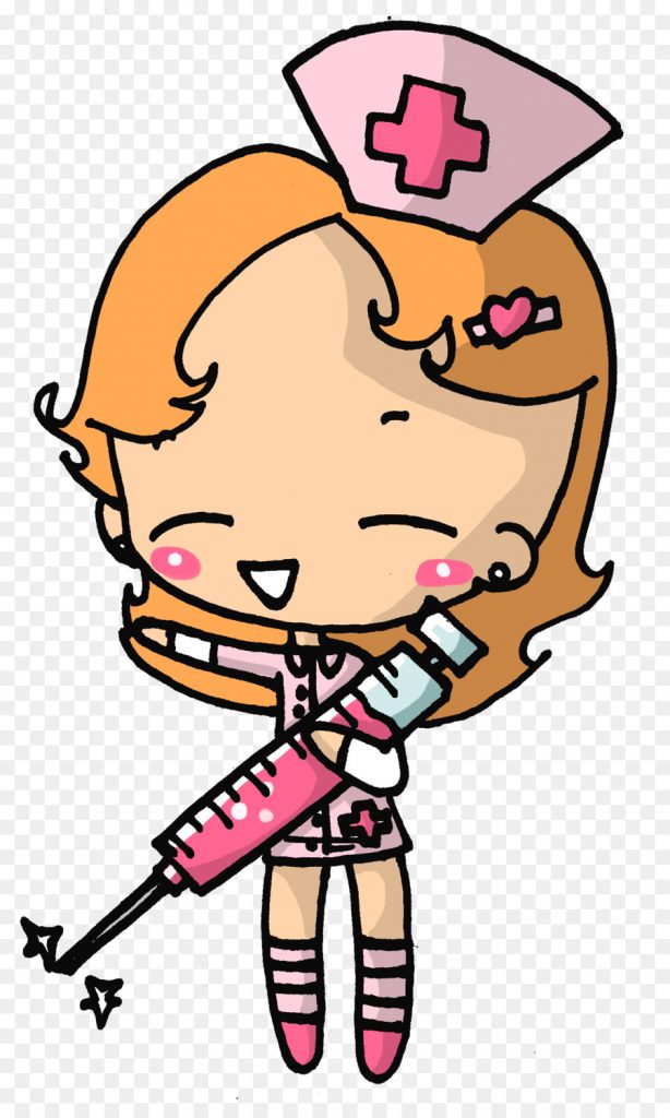 614x1024 Authentic Cartoon Nursing Pictures Drawing Medicine Pink Png