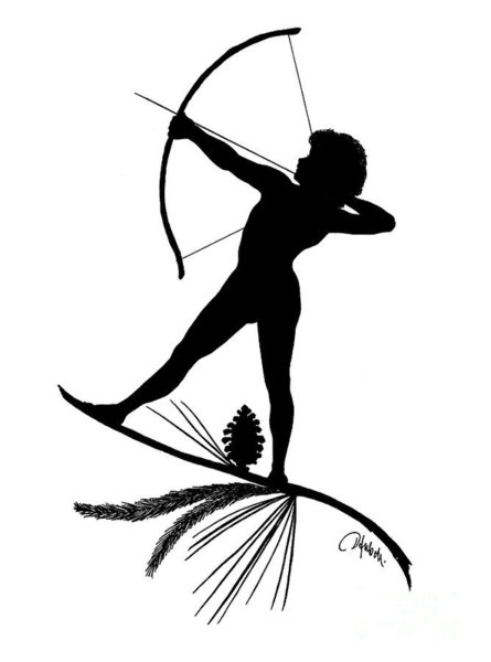 445x600 Archery Drawings Fine Art America