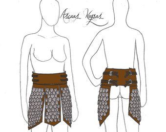 340x270 Female Medieval Armor Drawing Bitplanet