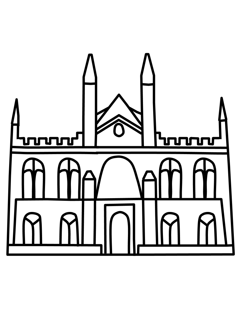 816x1056 Castles, Medieval Clipartshare