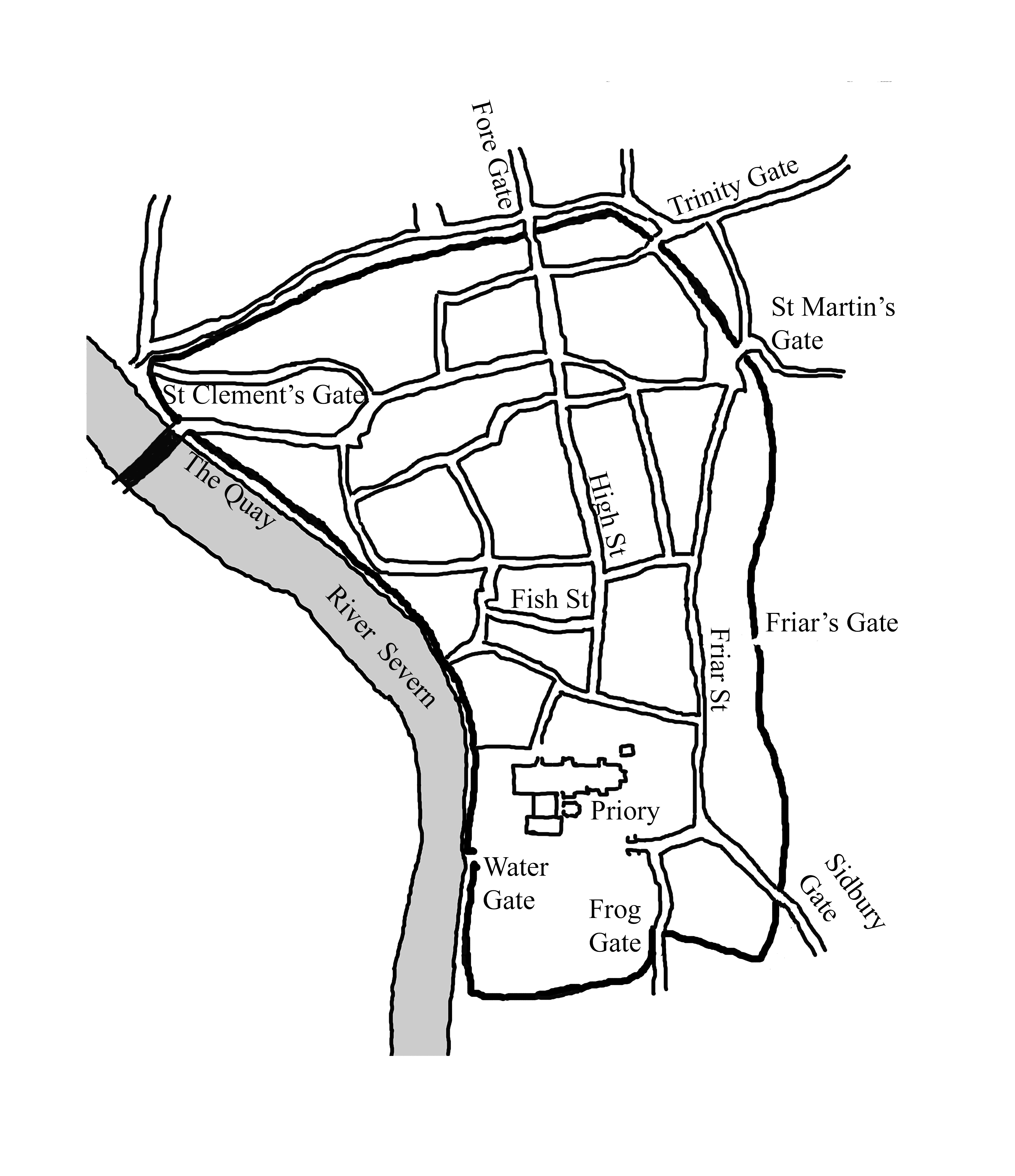 3626x4202 The Medieval City Of Worcester The Lady Apollonia West Country