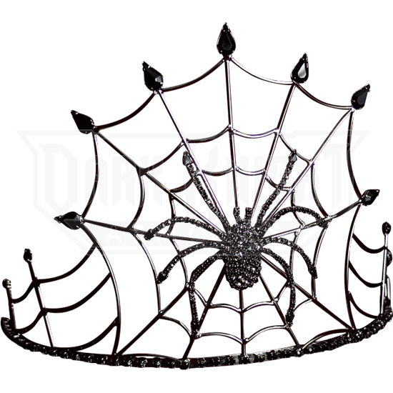 550x550 Gothic Queen Spider Crown