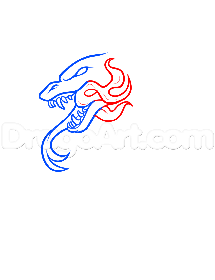 882x1148 How To Draw A Medieval Dragon, Step