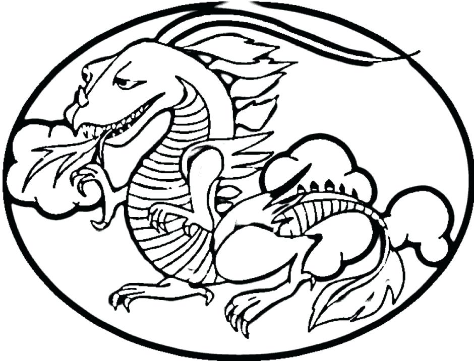 940x717 Medieval Dragon Coloring Pages Bestlink