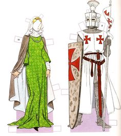 Medieval Dress Drawing