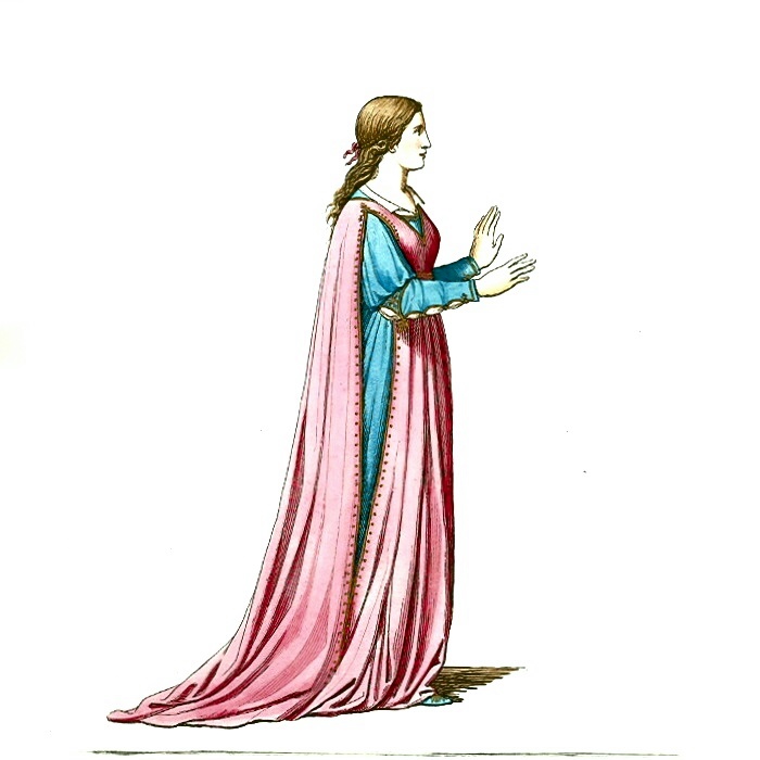 700x700 Filewoman In Medieval Dress Or Costume